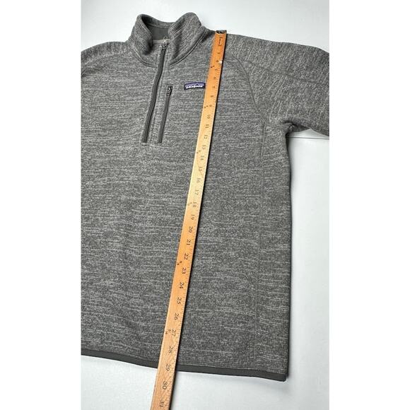 Patagonia Better Sweater Mens Large Gray 1/4 Zip Fleece Outdoor Nature Hiking - Picture 13 of 14